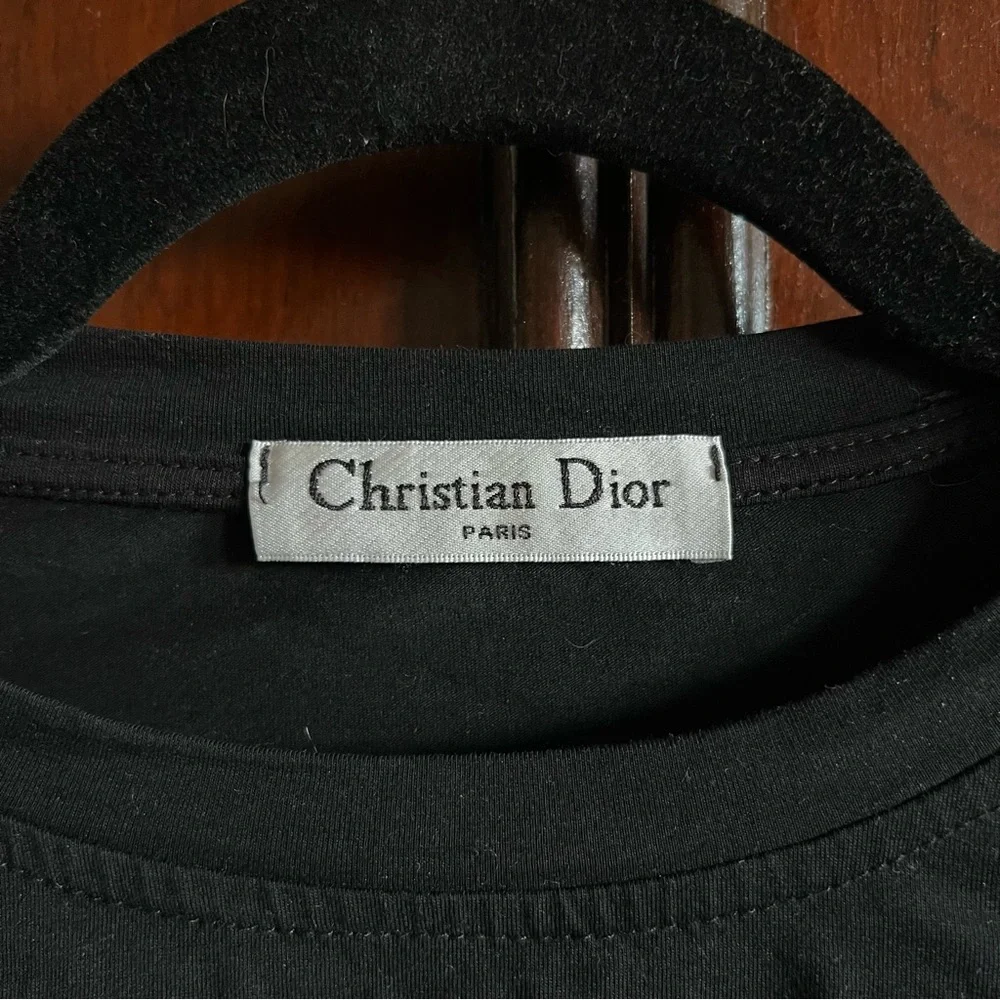 CHRISTIAN DIOR Paris rhinestone t-shirt - Picture 2 of 4